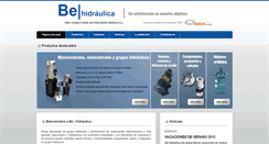 Desktop Screenshot of behidraulica.com