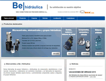 Tablet Screenshot of behidraulica.com